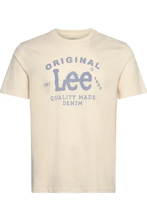 Lee Big Logo Tee Cream
