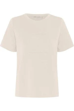 INWEAR Vincentiw Logo Tshirt Cream