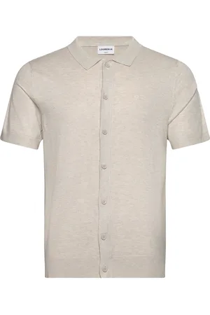 Lindbergh Ecovero S/S Cardigan W. Collar Cream