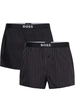 HUGO BOSS 2P Boxer Shorts Ew Black