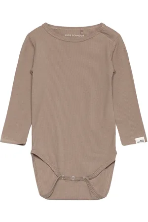 Sofie Schnoor Baby and Kids Dictesb Bodystocking Brown