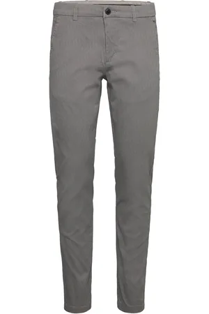 Lindbergh Aop Superflex Chino Pants Grey