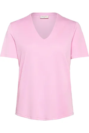 Freequent Blouse From Freequent In A Soft Material. The Blouse Has A Simple Silhouette Wit Pink