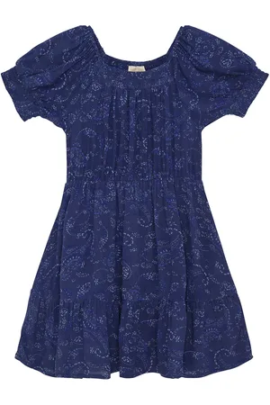 Creamie Dress Paisley Navy
