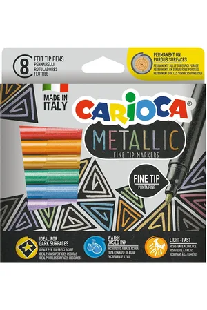Frescobol Carioca Metallic Fineliners Patterned