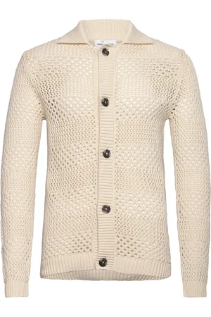 Lindbergh Crochet Cardigan Cream