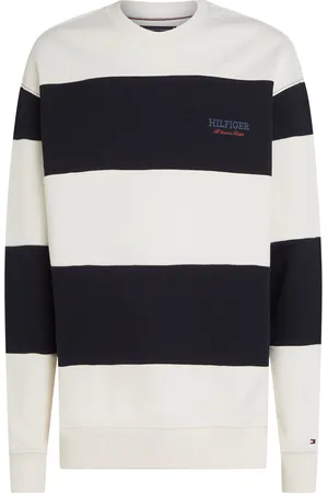 Tommy Hilfiger Monotype Stripe Sweatshirt Navy