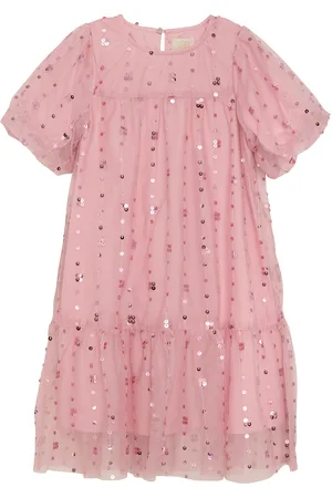 Creamie Dress Sequins Pink