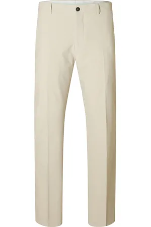 SELECTED Slhslim-Liam Mini Hounds Trs Flex Noos Cream