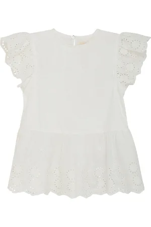 Creamie Top Embroidery White