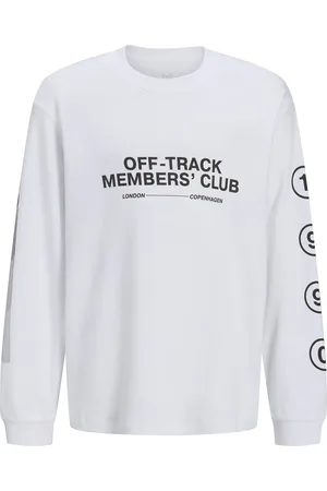 JACK & JONES Jcoreflex Tee Ls Crew Neck Styd Aw Jnr White Jack & J S