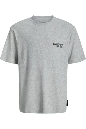 JACK & JONES Jcoreflex Tee Ss Crew Neck Styd Aw Jnr Grey Jack & J S