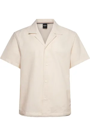 HUGO BOSS Velvetfish_Shirt Cream