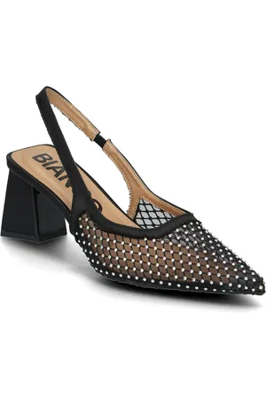 Bianco Biamaralyn Slingback Rhinest Mesh