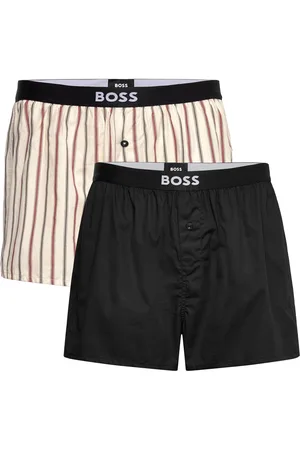 HUGO BOSS 2P Boxer Shorts Ew Black
