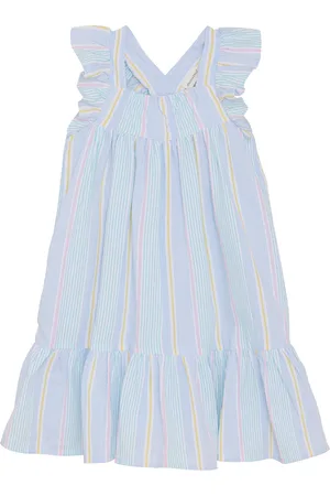 Minymo Dress Ss Y/D Seersucker Blue