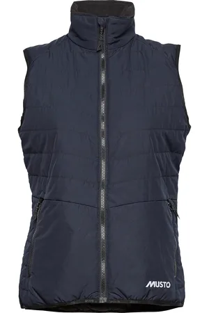 MUSTO W Corsica Pl Vest Blue