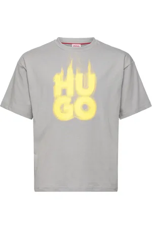 HUGO BOSS Short Sleeves Tee-Shirt Grey