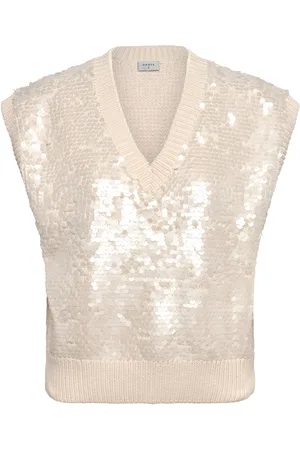 Dante 6 Ezra Sequins Sweater Beige