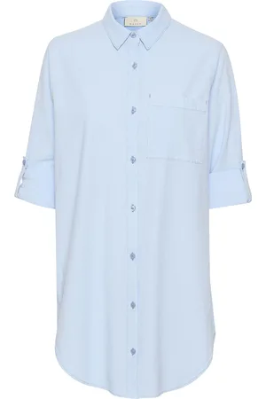 Kaffe Kanaya Shirt Tunic Blue