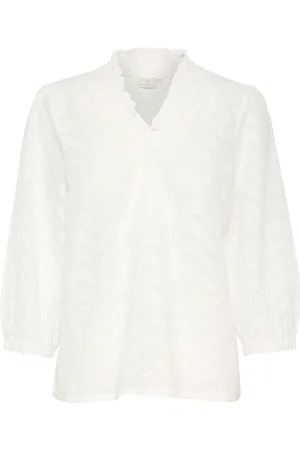 Kaffe Kavictoria Blouse White