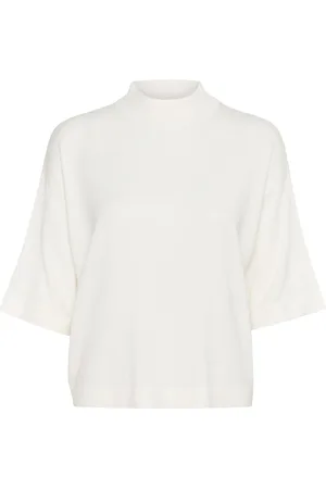 Kaffe Kalizza Turtleneck White