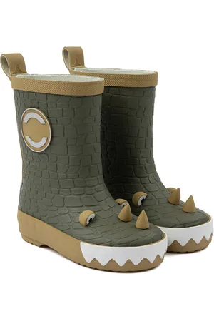 Mikk-Line 3D Dragon Wellies Green