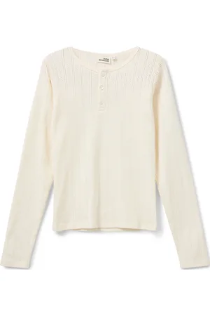 Sofie Schnoor Petriciasy Pointelle Longsleeve Tee Cream