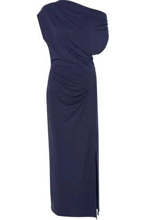 Dante 6 Jett Off-Shoulder Jersey Dress Navy