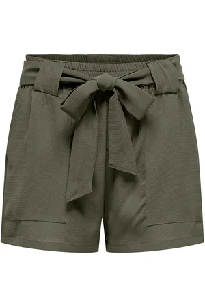 ONLY Onlnova Life Vis Talia Shorts Solid Khaki