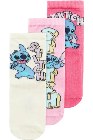 NAME IT Nmffomdi Stitch 3P Sock Wdi Pink