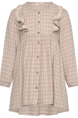 Lil Atelier Nmfdagmar Ls Loose Dress Lil Pink