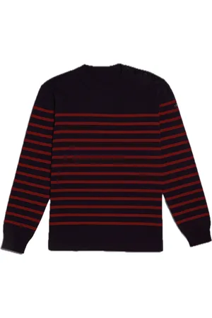 Armor.lux Striped Mariner Sweater "Groix" Navy