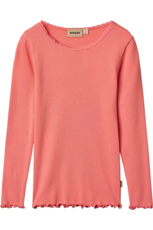 WHEAT Rib T-Shirt L/S Reese Coral