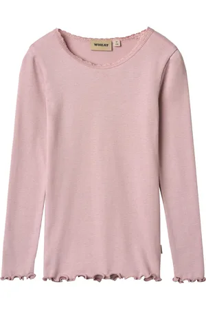 WHEAT Rib T-Shirt L/S Reese Pink