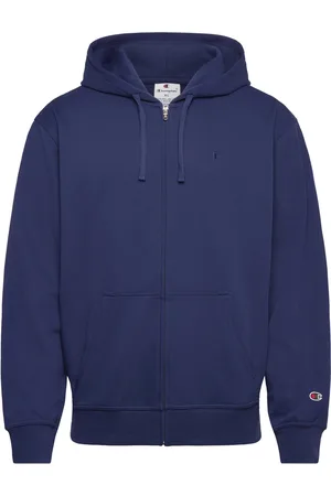 Champion Full Zip Hoodie Sweatshirt Navy