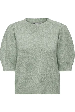 ONLY Onlrica Life 2/4 Pullover Knt Noos Green