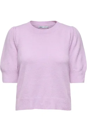 ONLY Onlrica Life 2/4 Pullover Knt Noos Purple