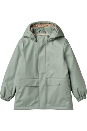 WHEAT Thermo Rain Coat Aju Green