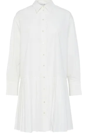 Y.A.S Elli Ls Shirt Dress S. Noos White