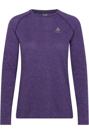 Odlo Essential Seamless T-Shirt Crew Neck L/S Purple