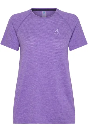 Odlo W T-Shirt Crew Neck S/S Essential Seamless Purple