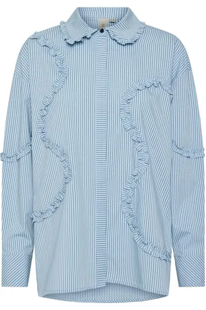 Y.A.S Yera Ls Shirt Blue