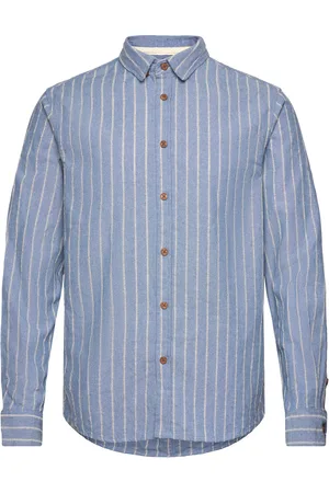 Anerkjendt Akleif Ls Stripe Shirt 3 Blue