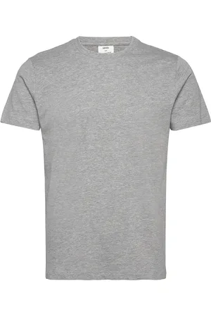 MANGO Slim-Fit Cotton T-Shirt Grey