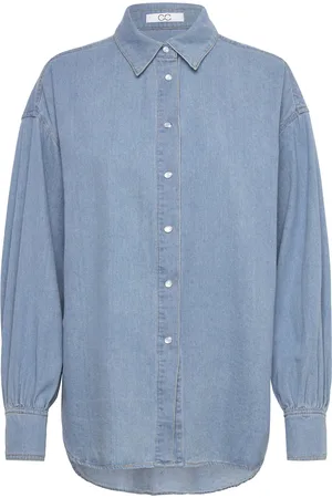 Coster Copenhagen Cc Heart Ellis Denim Shirt Blue