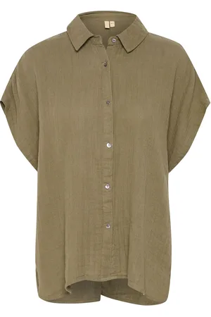 Culture Cumyra Elina Ss Shirt Khaki