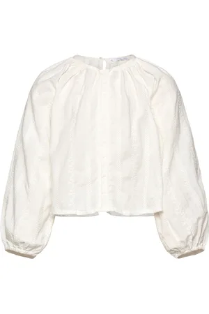 MANGO Cotton Blouse With Embroidered Details