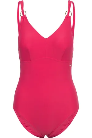 Speedo Womens Shaping Strappy 1 Piece Pink