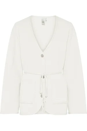 Y.A.S Brema Ls Knit Cardigan Cream